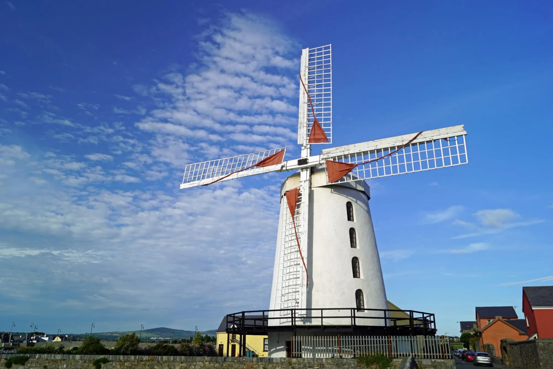 Blennerville Windmill buiten Tralee in County Kerry