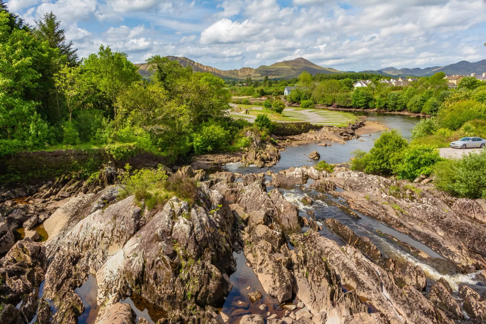 De Sneem-riviermonding in County Kerry