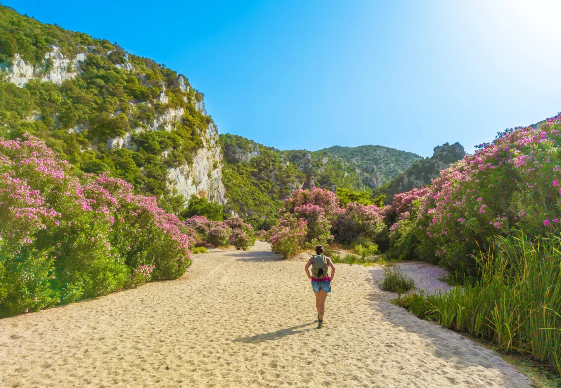 Sardegna (Italy) - The wild east coast of Sardinia region, in the area of Gallura and Supramonte mountain range, with Santa Maria Navarrese and La Caletta port town, La Cinta and Cala Luna beach