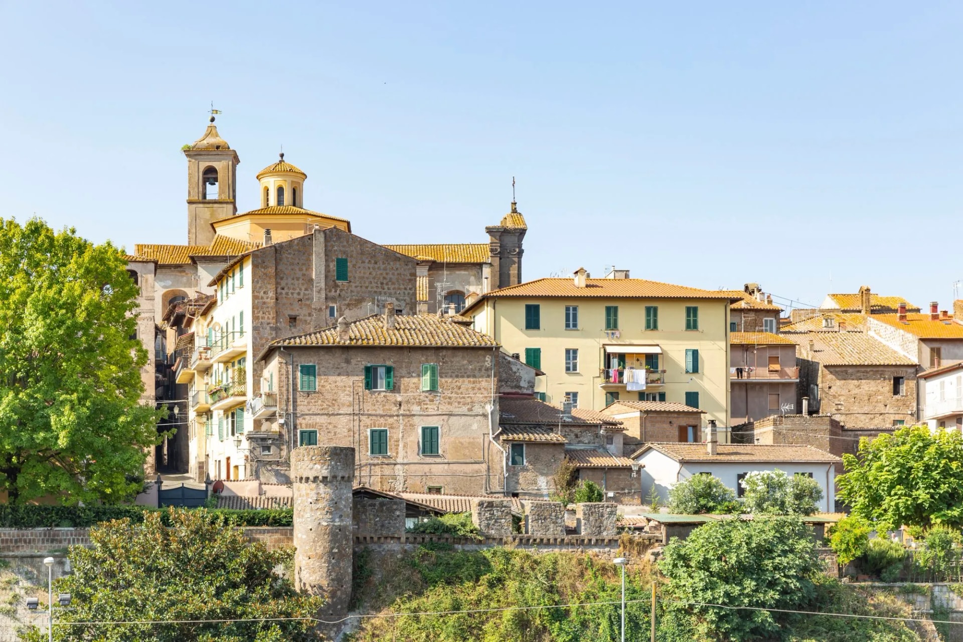 a view of Vetralla city, province of Viterbo, Lazio, Italy