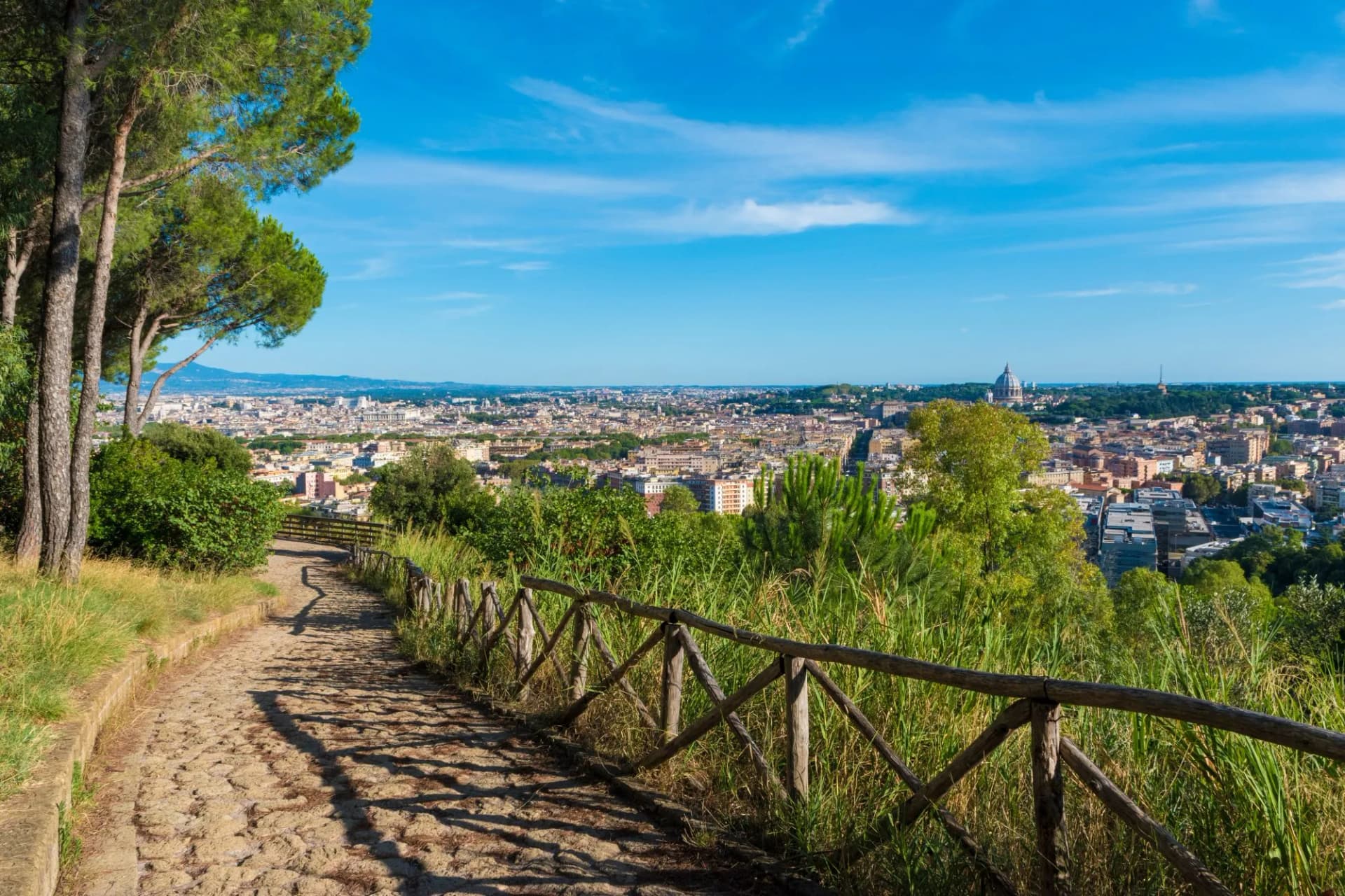 Roma, Cupola di San Pietro - panorama da "Monte Mario"