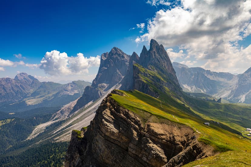 Dolomiten, Südtirol, Geisslergruppe, Seceda
