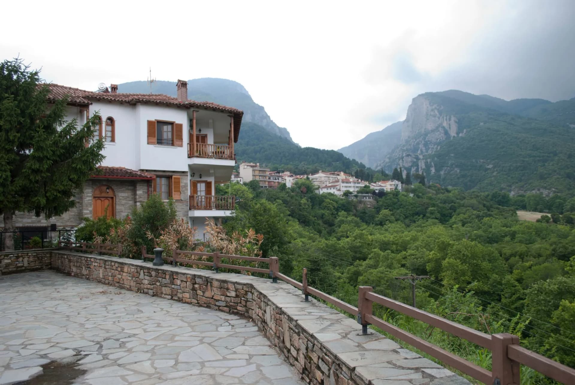 Start in Traditional Greek Village