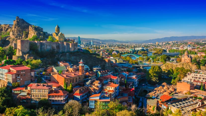Panoramic view of Tbilisi, Georgia