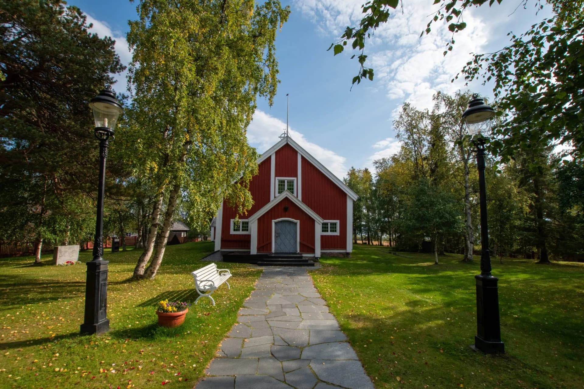 Sweden Kiruna Church aurora Northern lights