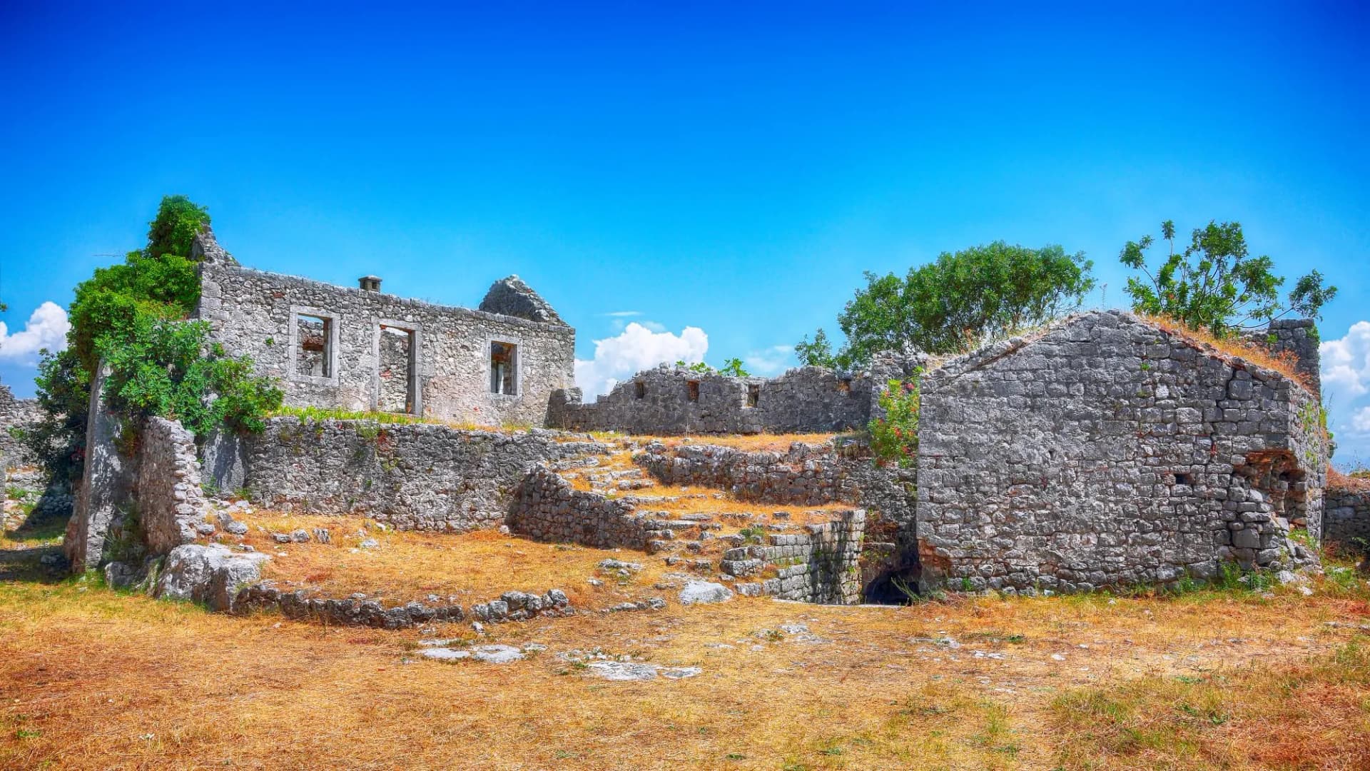View of Zabljak Crnojevica Fortress ruins