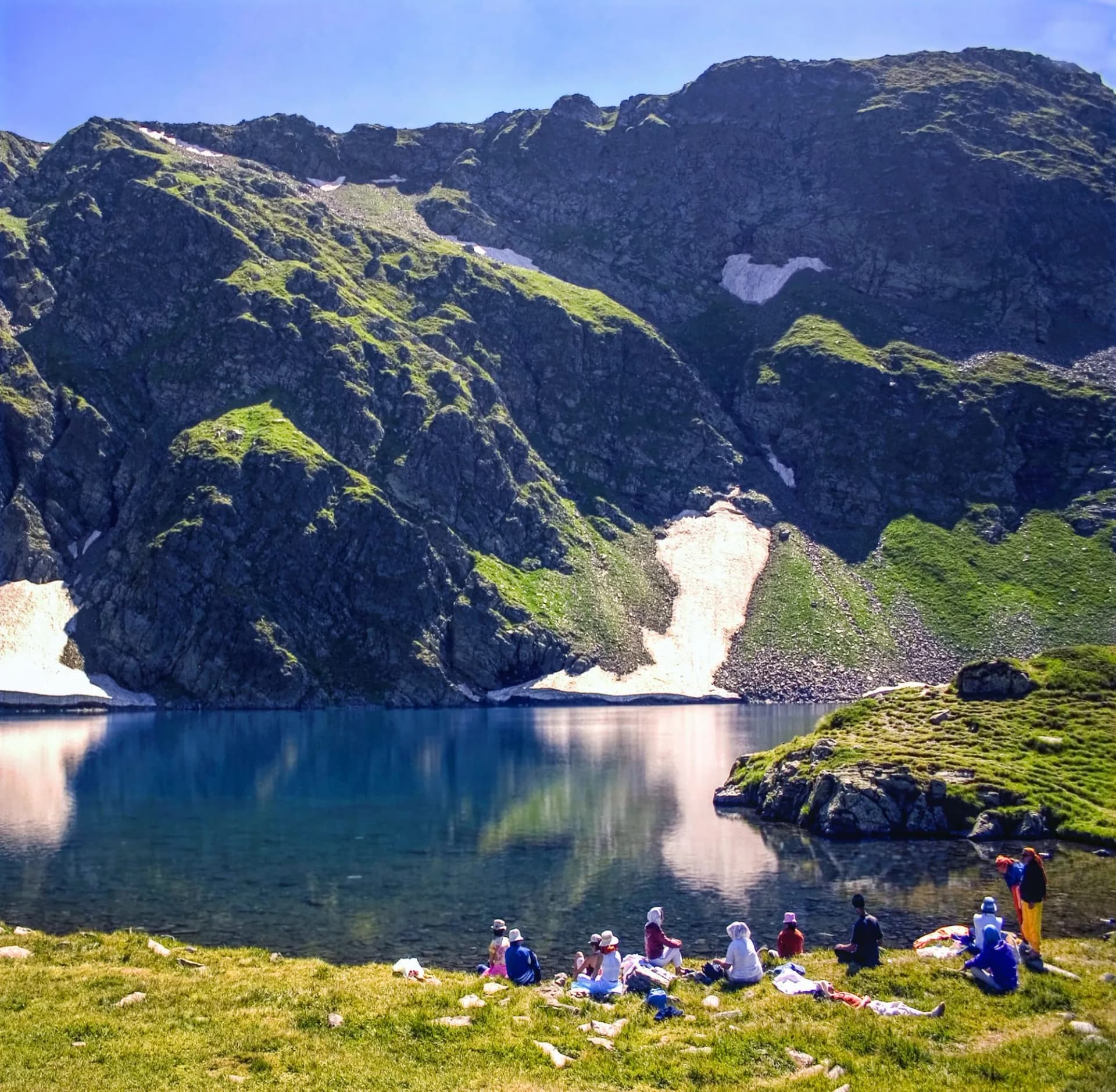 Lake in Rila Mountaun, Bulgaria - Okoto (The Eye) lake