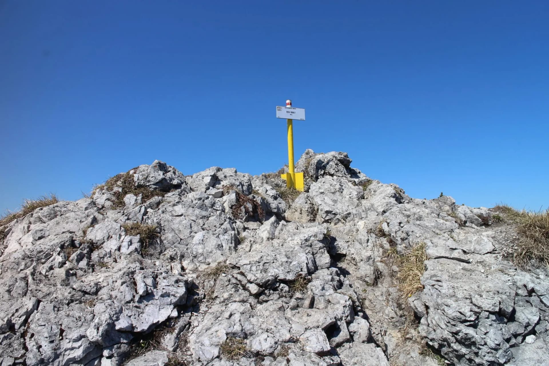 Biele skaly in main ridge Mala Fatra mountains, Slovakia