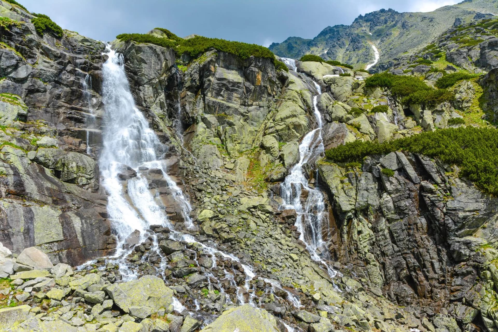 Skok waterfall, High Tatras in Slovakia
