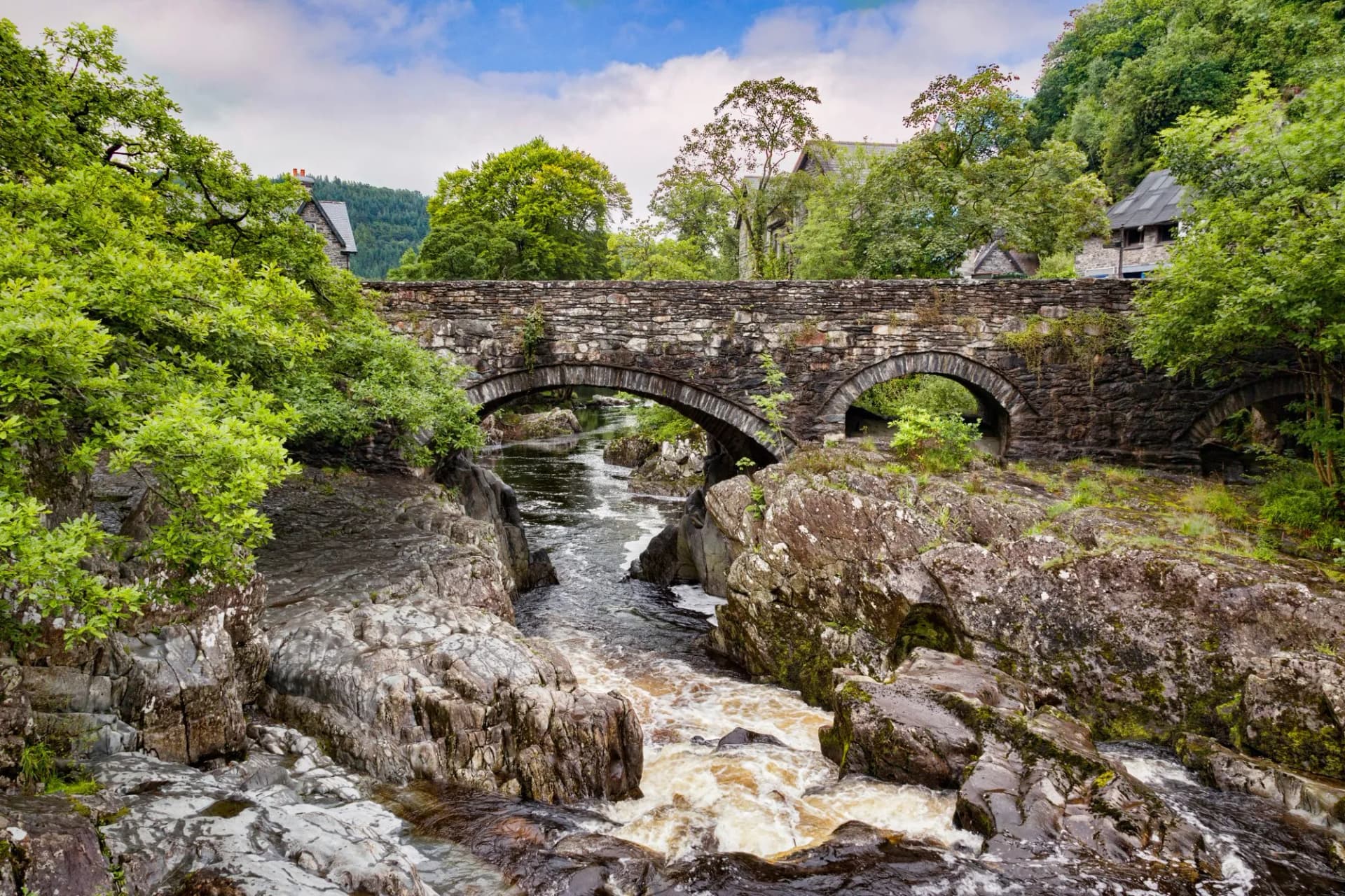 Betws-y-Coed bridge, Snowdonia