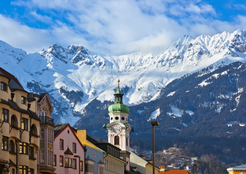 Old town in Innsbruck Austria