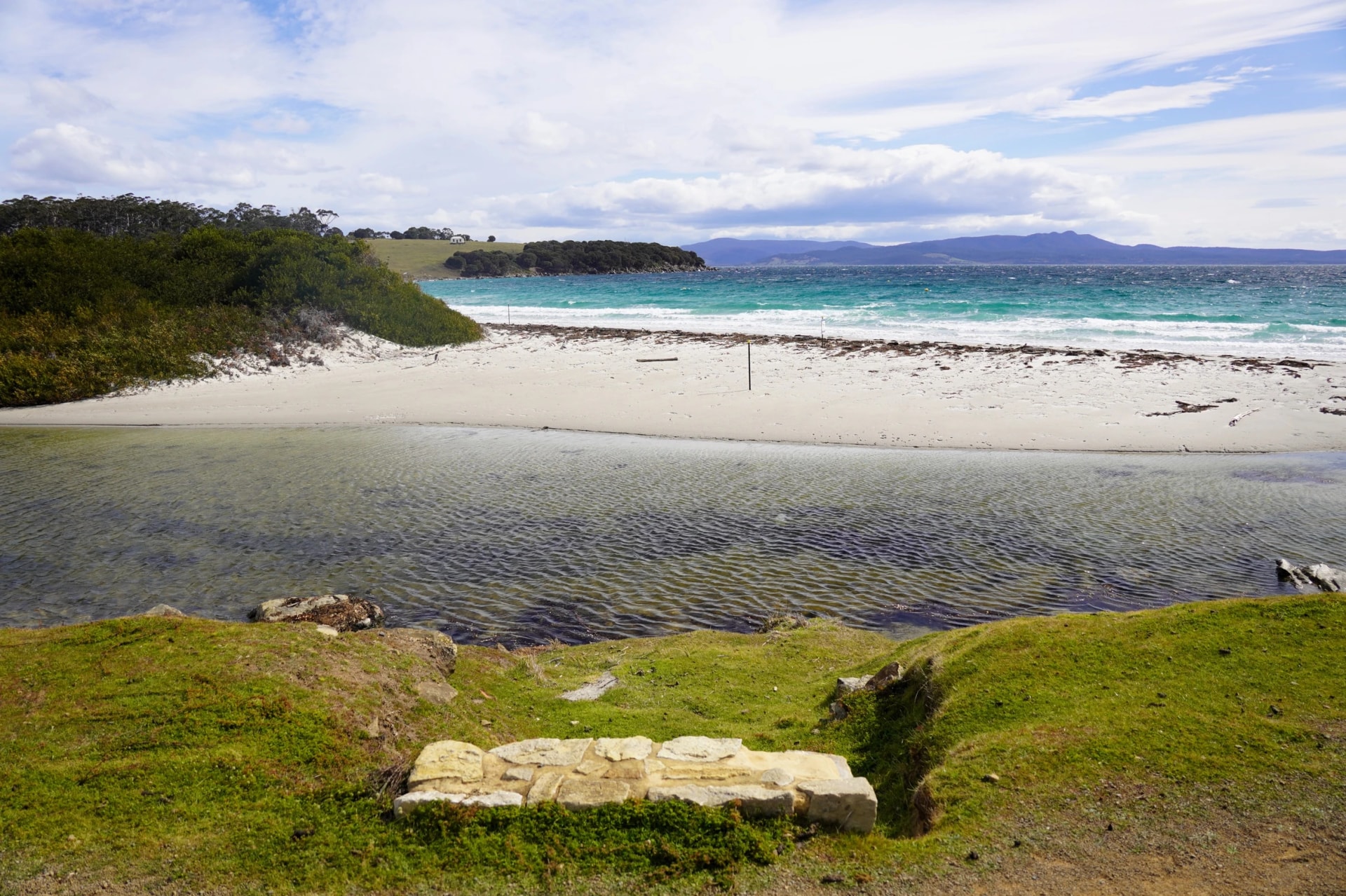 Darlington Bay on Maria Island