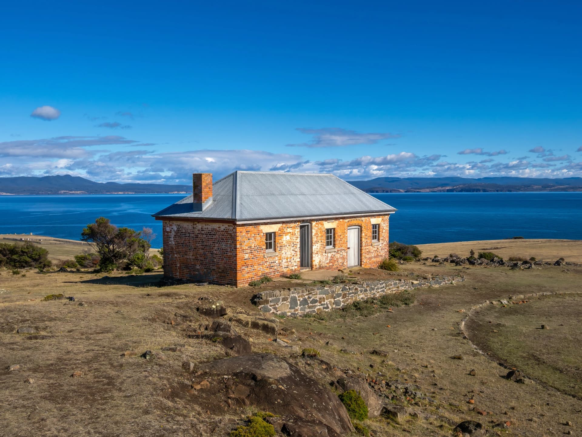 Millers Cottage ruins on Maria Island