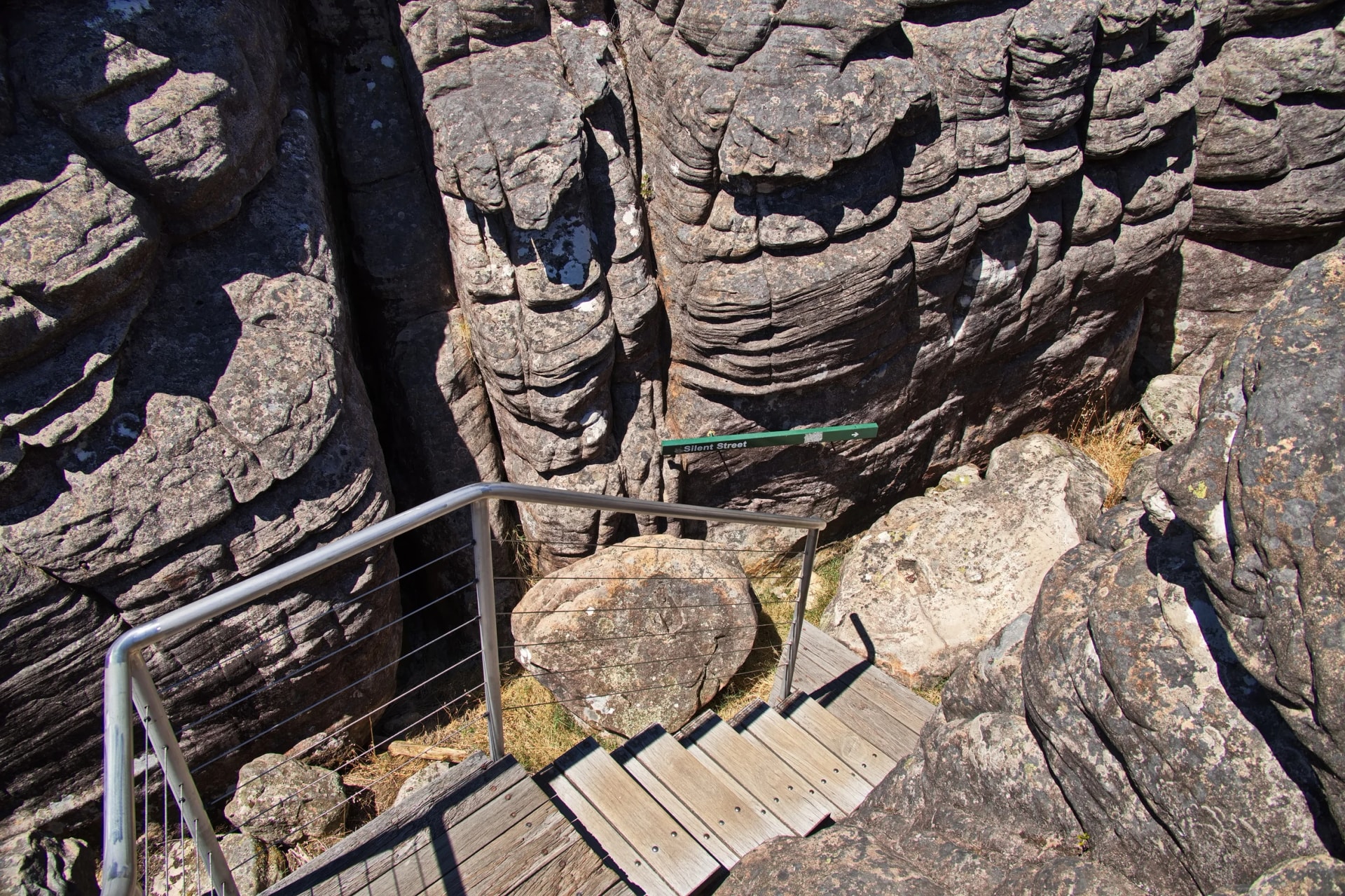 Steps through Silent Street