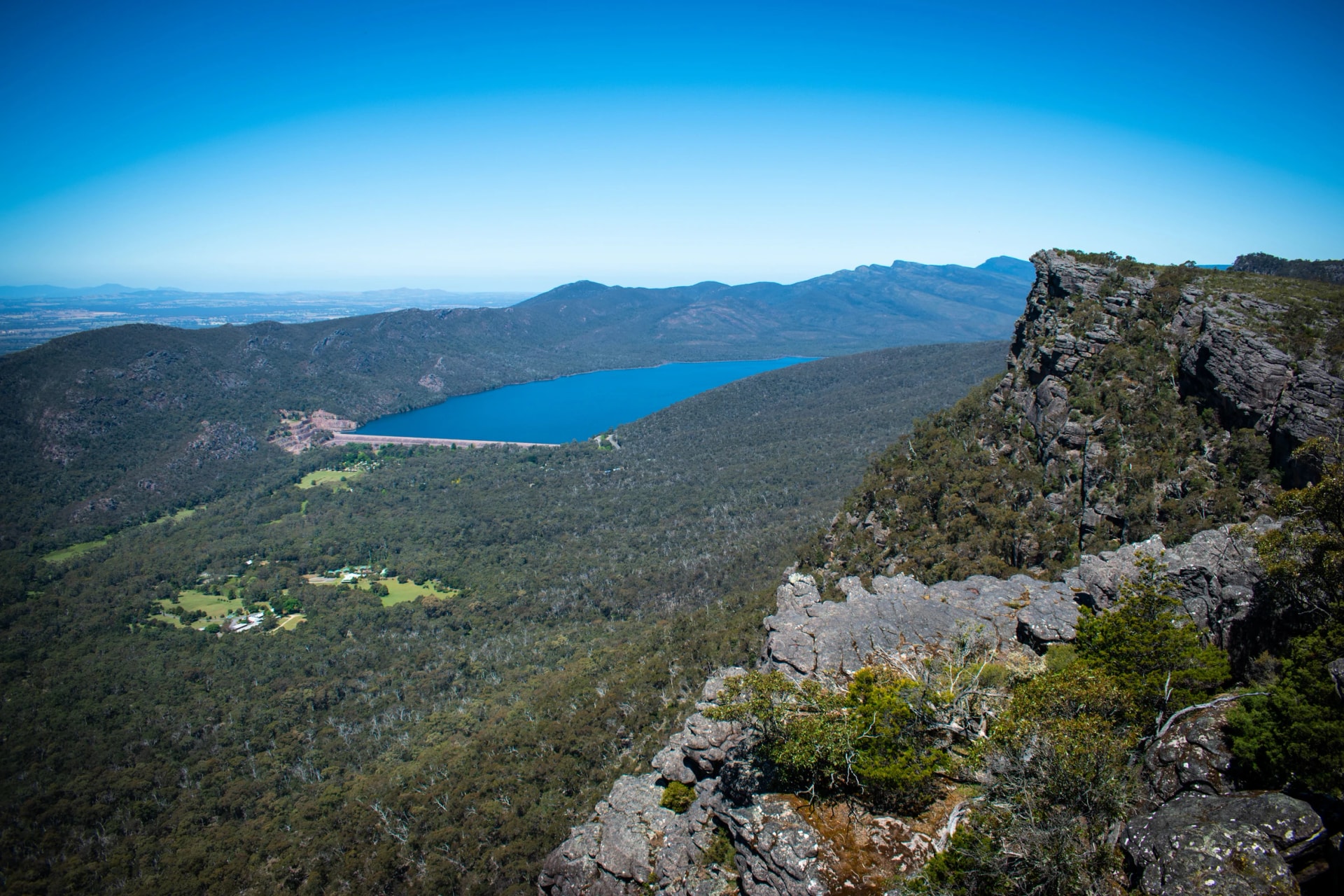 Lake Bellfield from the Pinnacle