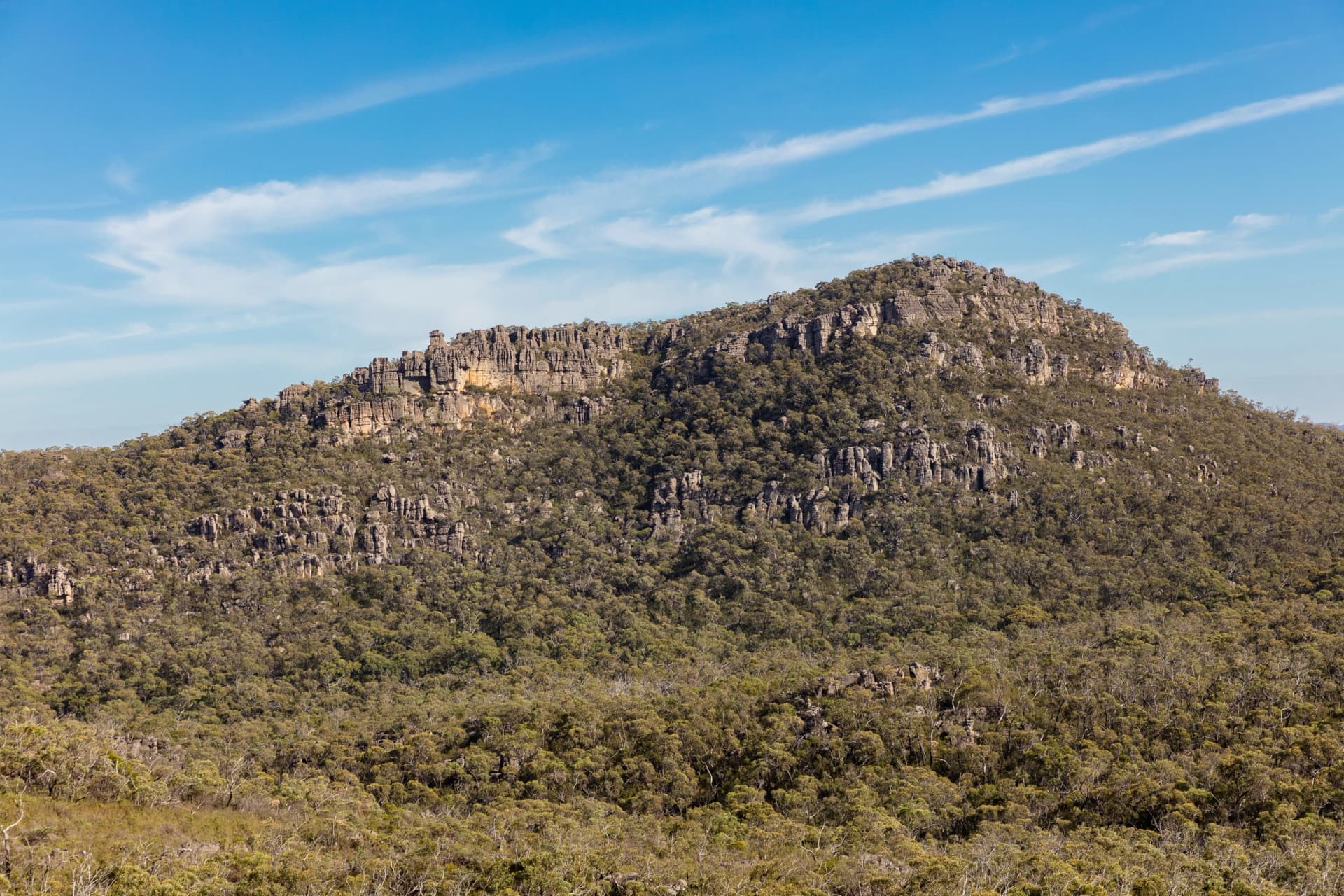 Sandstone ridge in the Grampians