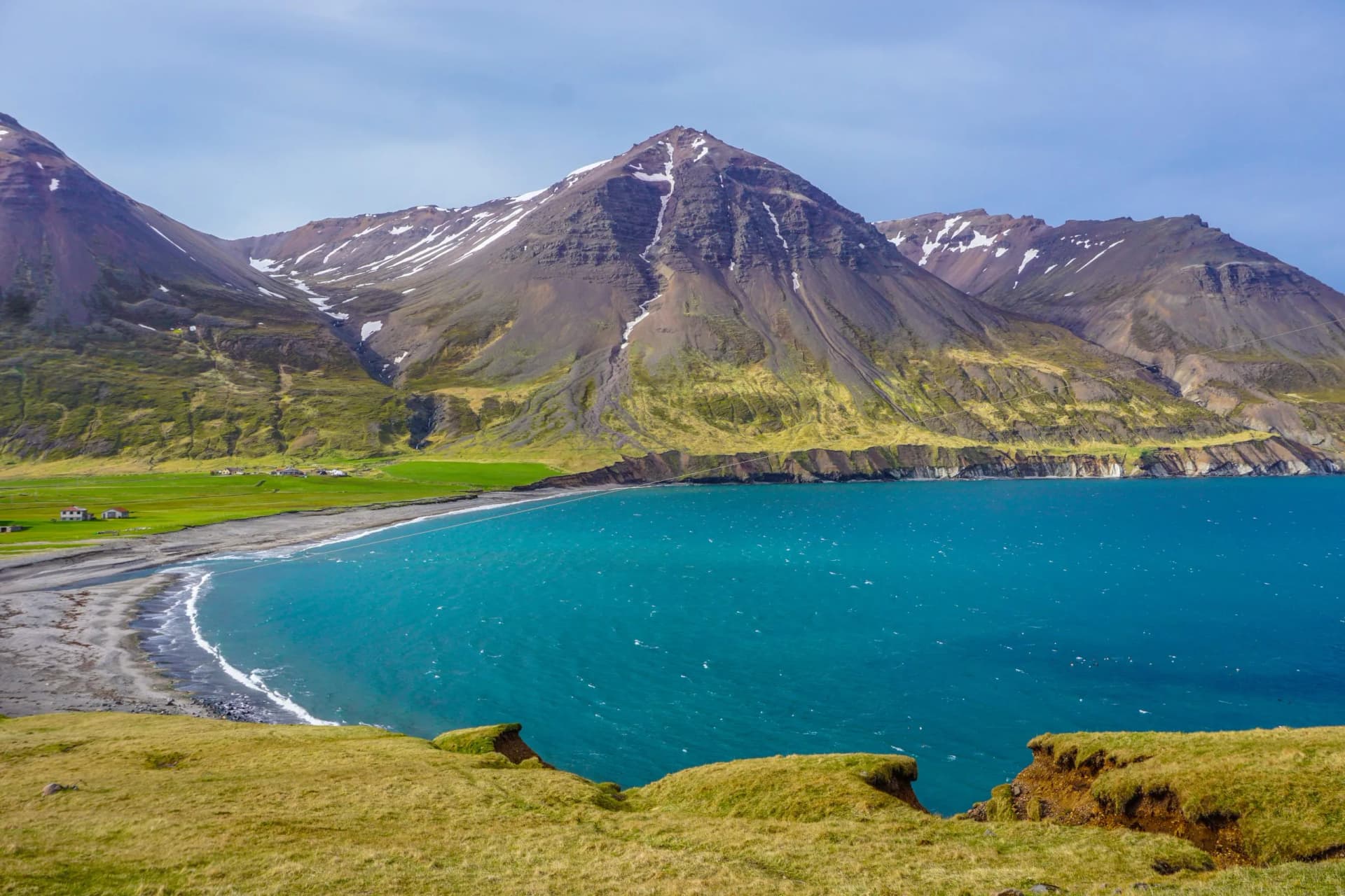 Beautiful surroundings of Borgarfjordur Eystri in Iceland